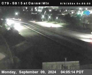 NB 15 at Carmel Mountain Rd.