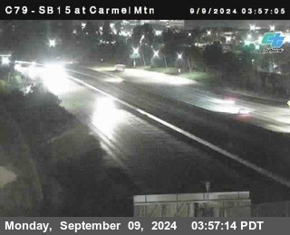 NB 15 at Carmel Mountain Rd.