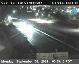 NB 15 at Carmel Mountain Rd.