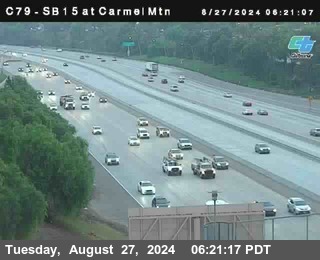 NB 15 at Carmel Mountain Rd.