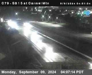 NB 15 at Carmel Mountain Rd.