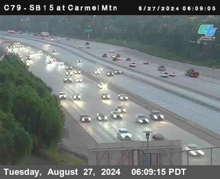 NB 15 at Carmel Mountain Rd.