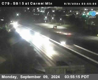 NB 15 at Carmel Mountain Rd.