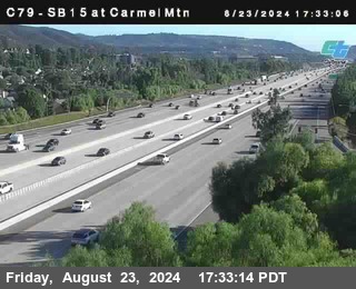 NB 15 at Carmel Mountain Rd.