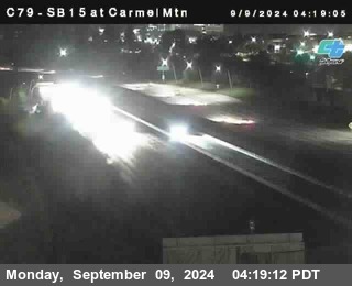 NB 15 at Carmel Mountain Rd.