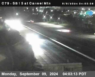 NB 15 at Carmel Mountain Rd.