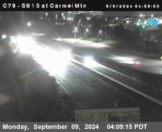 NB 15 at Carmel Mountain Rd.