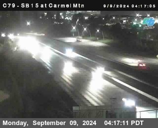 NB 15 at Carmel Mountain Rd.