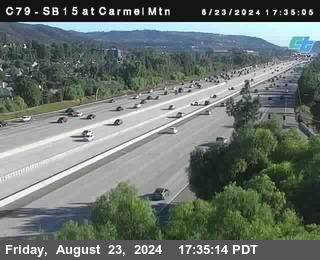 NB 15 at Carmel Mountain Rd.