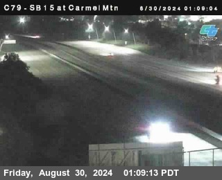 NB 15 at Carmel Mountain Rd.