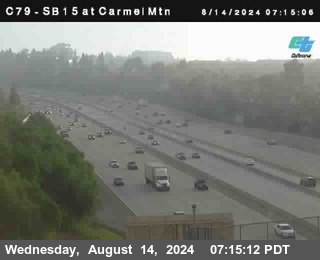 NB 15 at Carmel Mountain Rd.