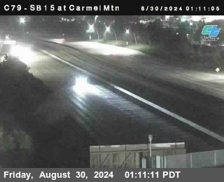 NB 15 at Carmel Mountain Rd.