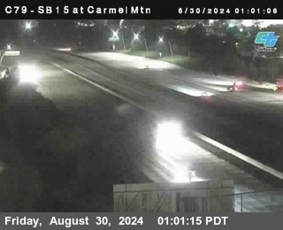 NB 15 at Carmel Mountain Rd.