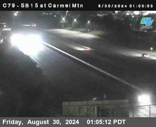 NB 15 at Carmel Mountain Rd.