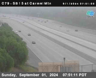 NB 15 at Carmel Mountain Rd.