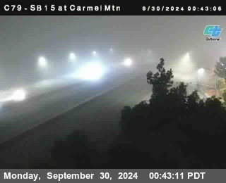 NB 15 at Carmel Mountain Rd.