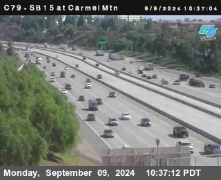 NB 15 at Carmel Mountain Rd.