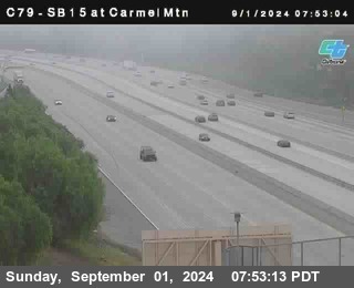 NB 15 at Carmel Mountain Rd.