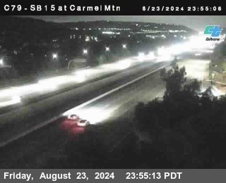 NB 15 at Carmel Mountain Rd.