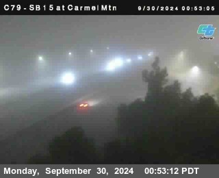 NB 15 at Carmel Mountain Rd.