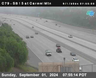 NB 15 at Carmel Mountain Rd.