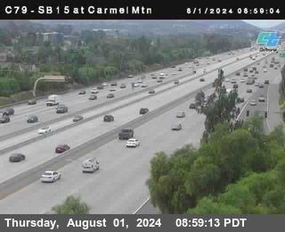 NB 15 at Carmel Mountain Rd.