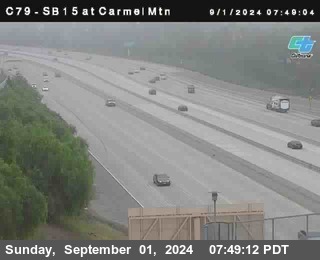 NB 15 at Carmel Mountain Rd.