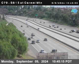 NB 15 at Carmel Mountain Rd.