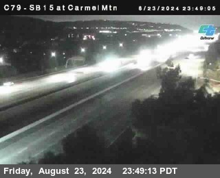 NB 15 at Carmel Mountain Rd.