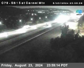 NB 15 at Carmel Mountain Rd.