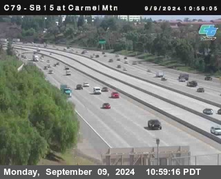 NB 15 at Carmel Mountain Rd.