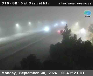 NB 15 at Carmel Mountain Rd.