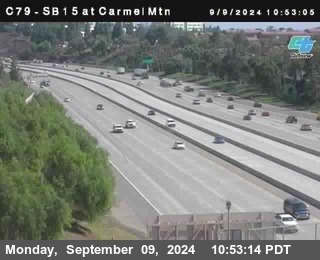 NB 15 at Carmel Mountain Rd.