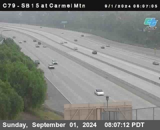 NB 15 at Carmel Mountain Rd.