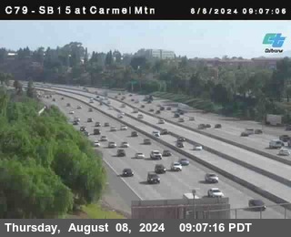 NB 15 at Carmel Mountain Rd.