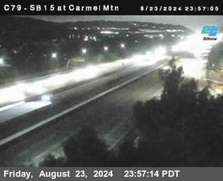 NB 15 at Carmel Mountain Rd.