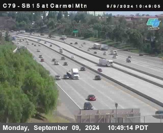 NB 15 at Carmel Mountain Rd.