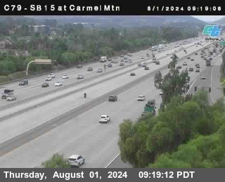 NB 15 at Carmel Mountain Rd.