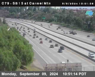 NB 15 at Carmel Mountain Rd.