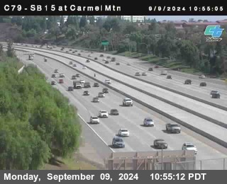 NB 15 at Carmel Mountain Rd.