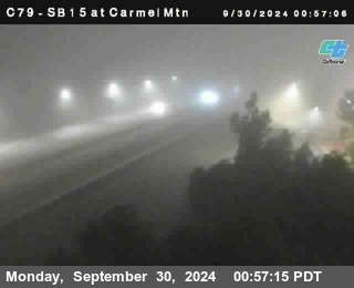 NB 15 at Carmel Mountain Rd.