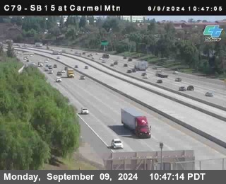 NB 15 at Carmel Mountain Rd.