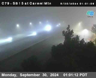 NB 15 at Carmel Mountain Rd.