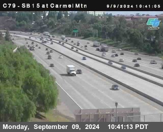 NB 15 at Carmel Mountain Rd.