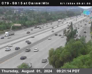 NB 15 at Carmel Mountain Rd.