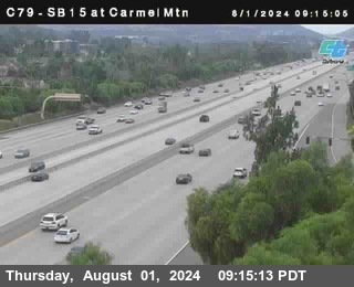 NB 15 at Carmel Mountain Rd.