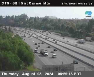 NB 15 at Carmel Mountain Rd.