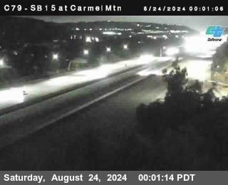 NB 15 at Carmel Mountain Rd.