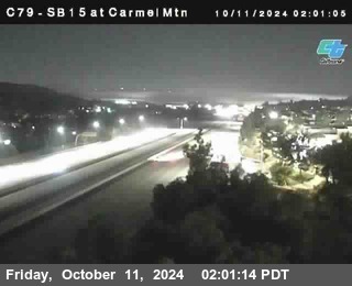 NB 15 at Carmel Mountain Rd.