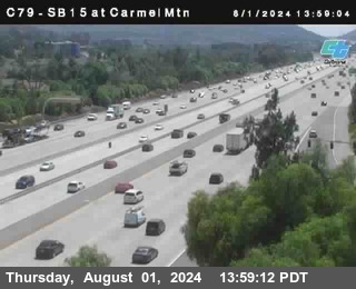 NB 15 at Carmel Mountain Rd.